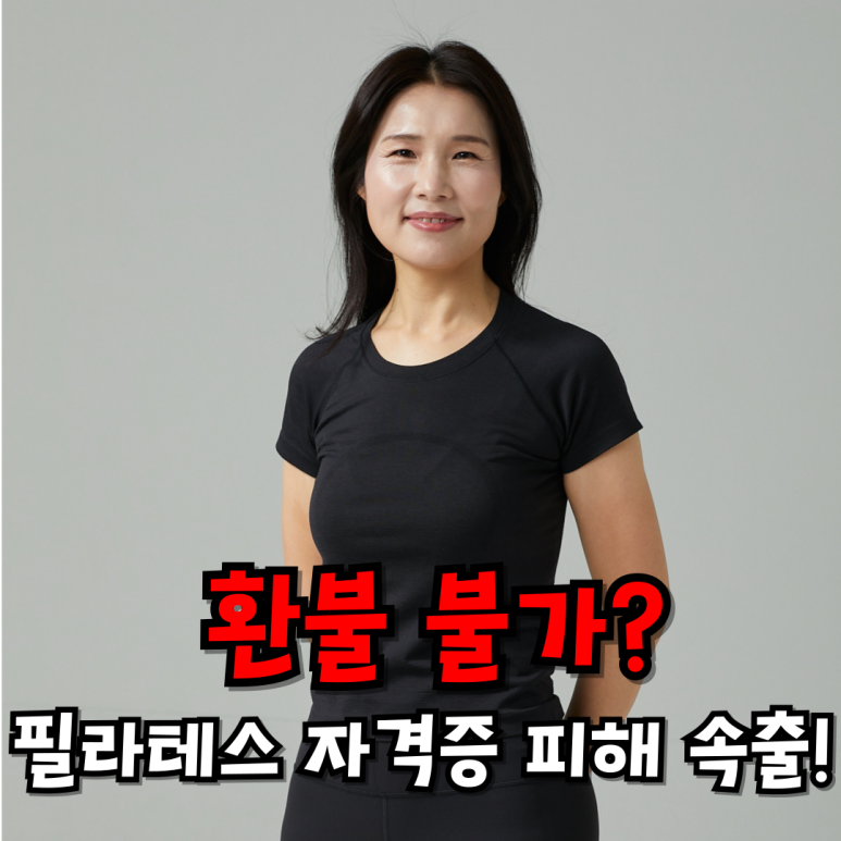 필라테스 강사 자격증 협회 환불 정책·신뢰 검증 가이드 표지